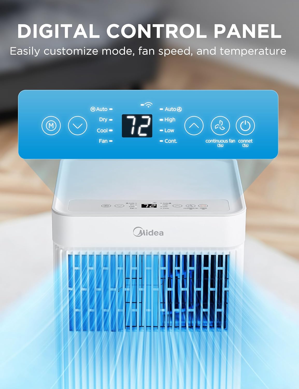 Midea MAP05S1AWT-A Climatiseur intelligent 8 500 BTU Blanc