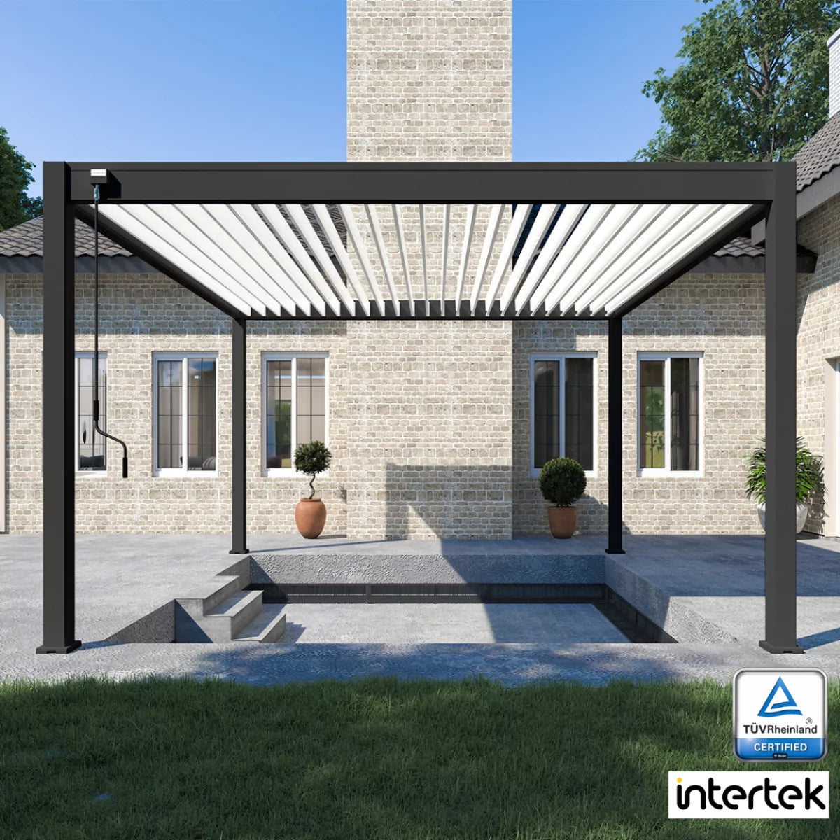 Pergola bioclimatique autoportée collection VS 4x4M