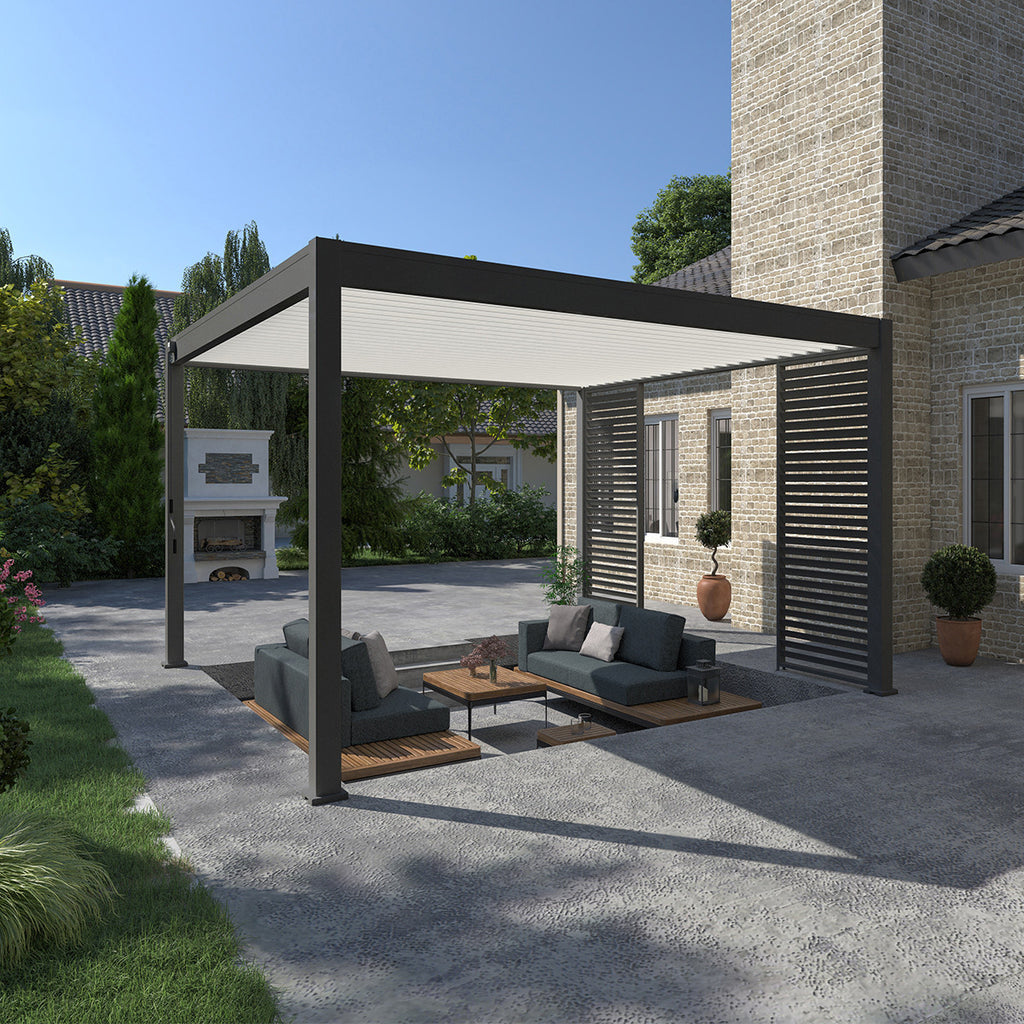 Pergola bioclimatique autoportée collection VS 4x4M