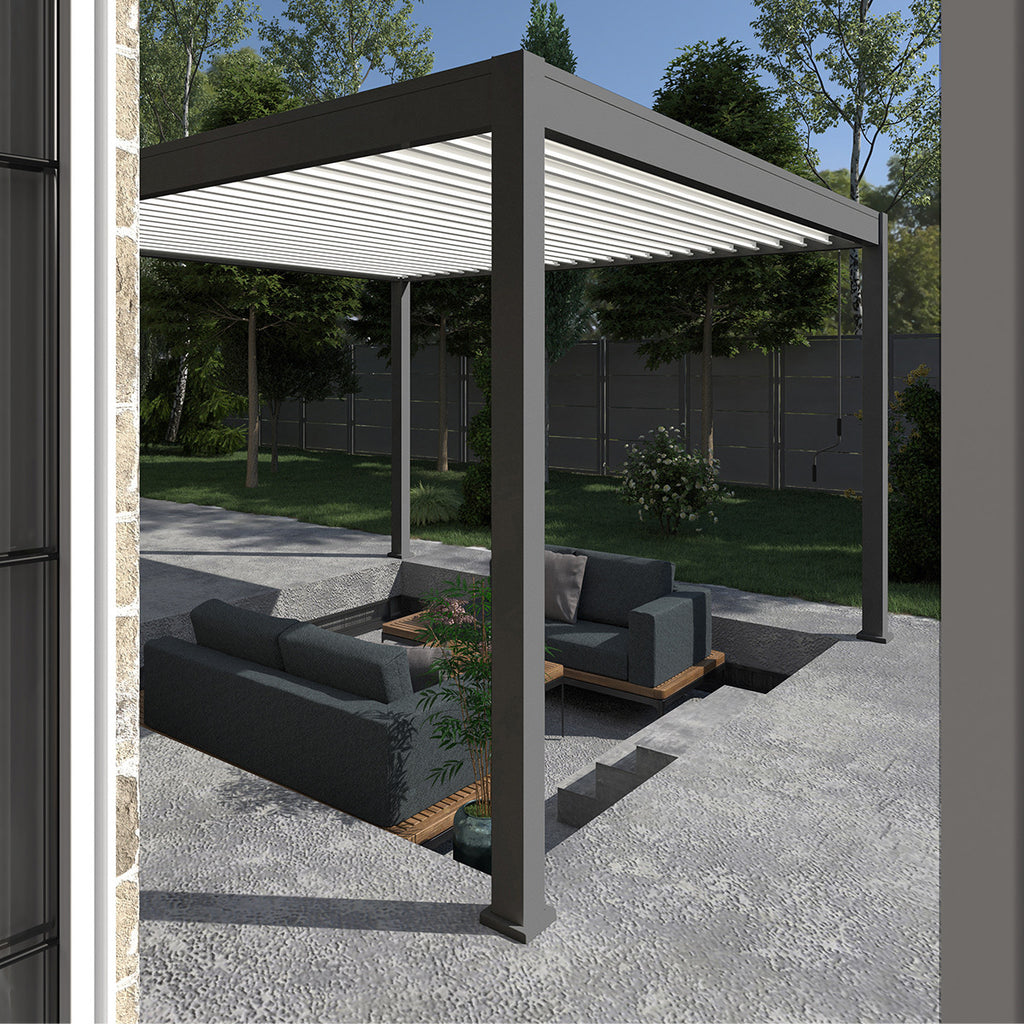 Pergola bioclimatique autoportée collection VS 4x4M