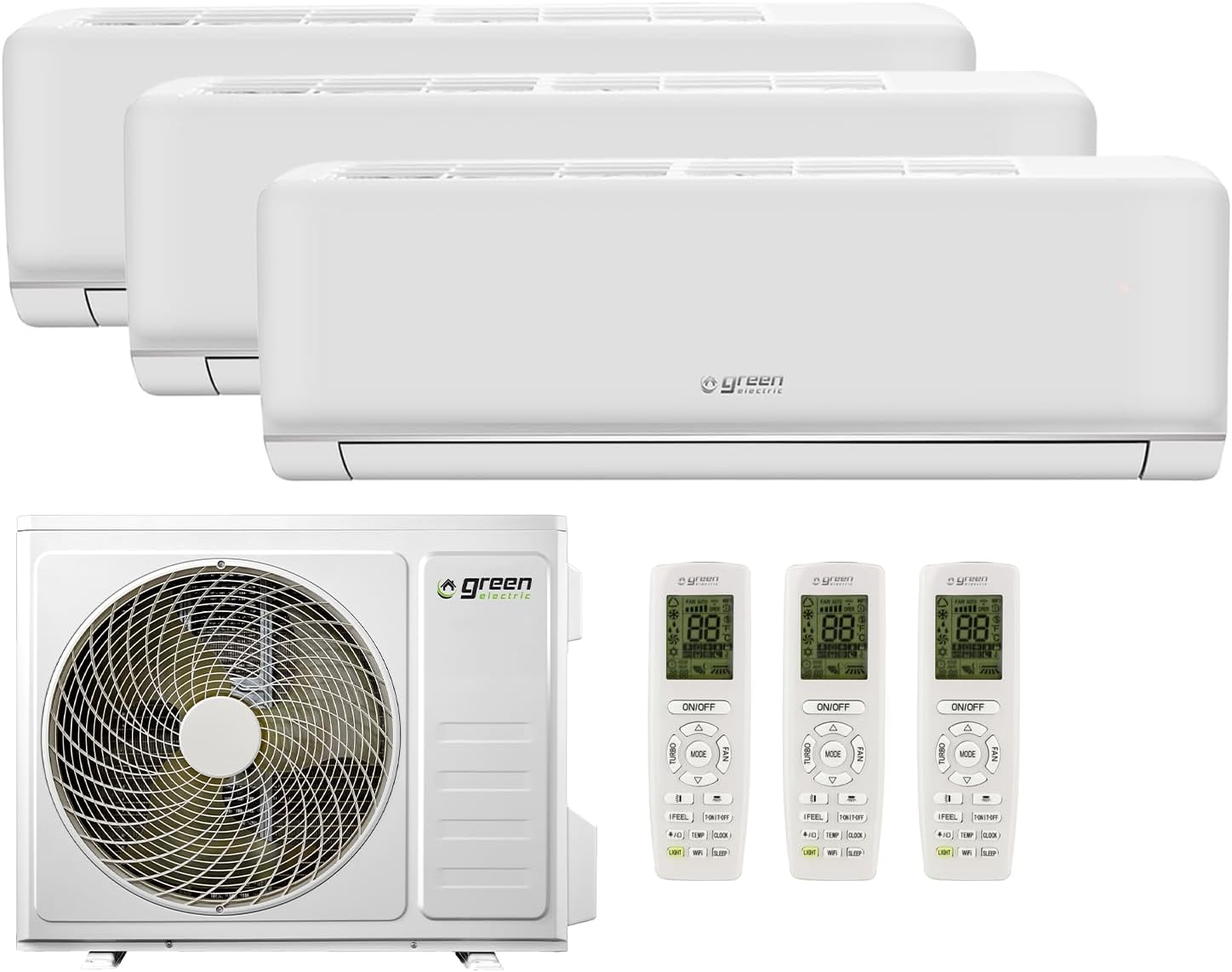 Plus Climatiseur Trial Split 3x 12000 BTU Chacun