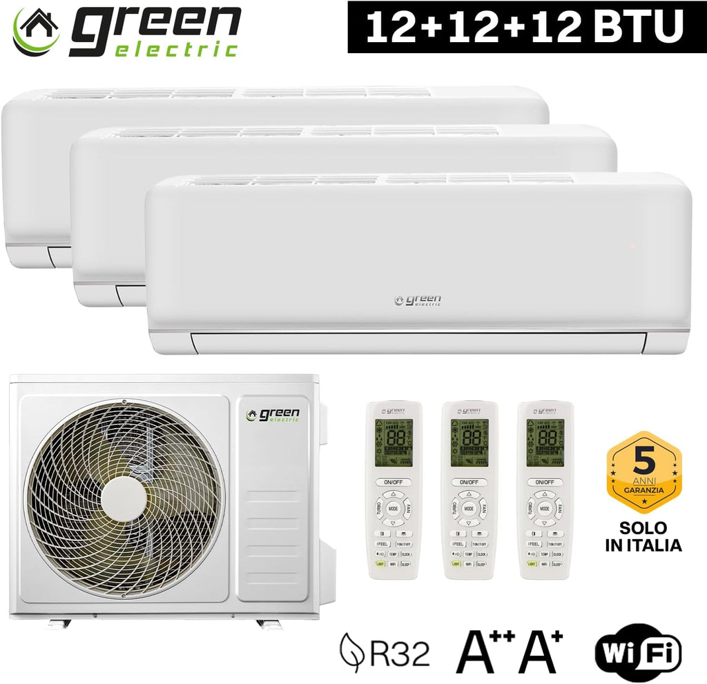 Plus Climatiseur Trial Split 3x 12000 BTU Chacun