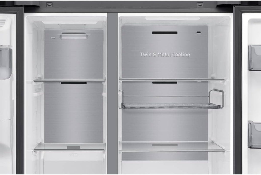 Réfrigérateur américain Samsung 614L gris - RS90F66BETEF