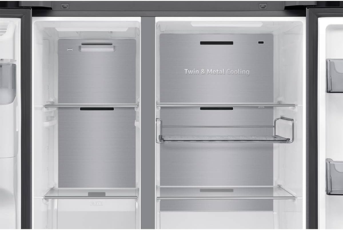 Réfrigérateur américain Samsung 614L gris - RS90F66BETEF