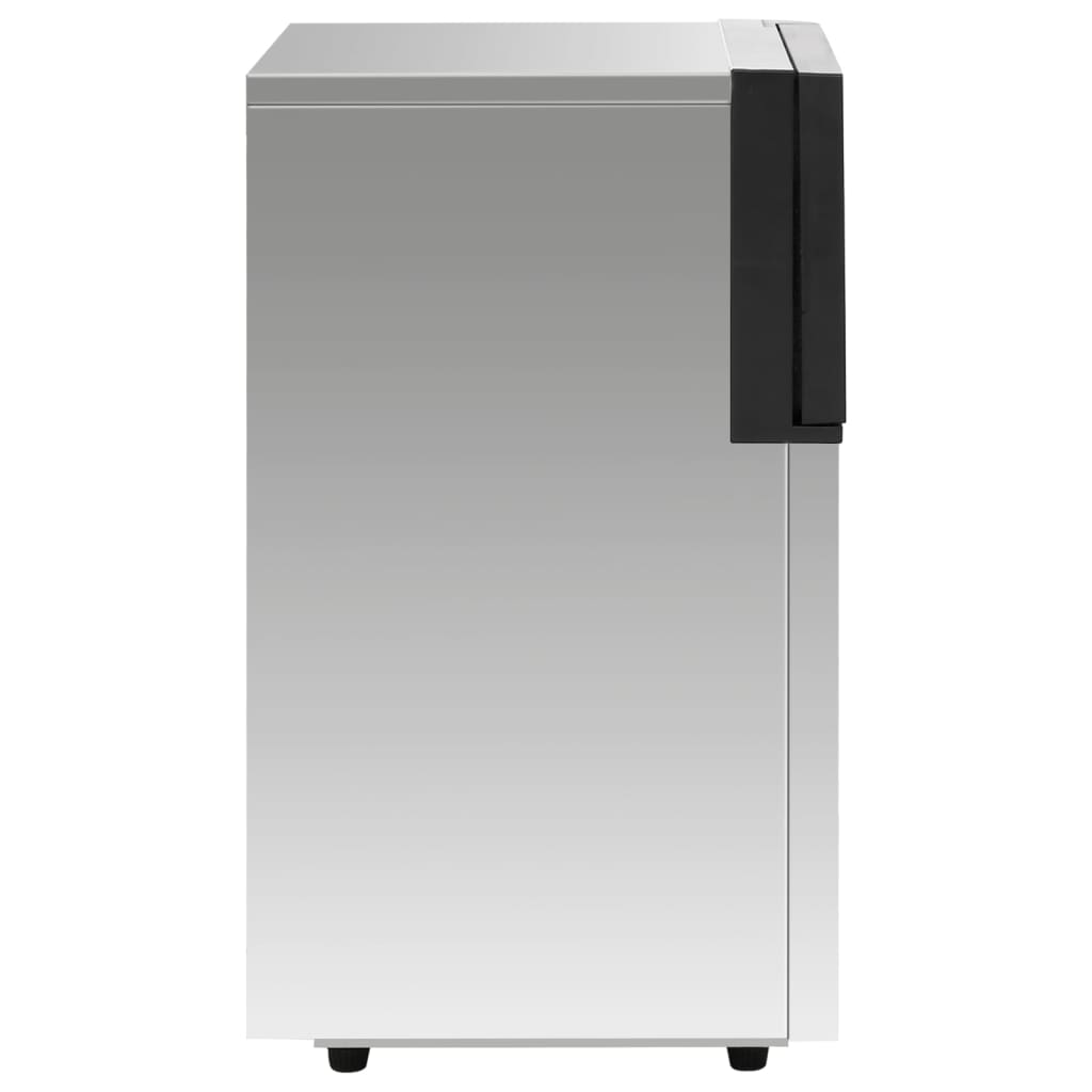vidaXL Appareil à glaçons argenté 45 kg  24 h